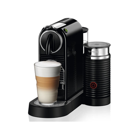 Nespresso Citiz Automatic Espresso Machine With Aeroccino Milk Frother Black