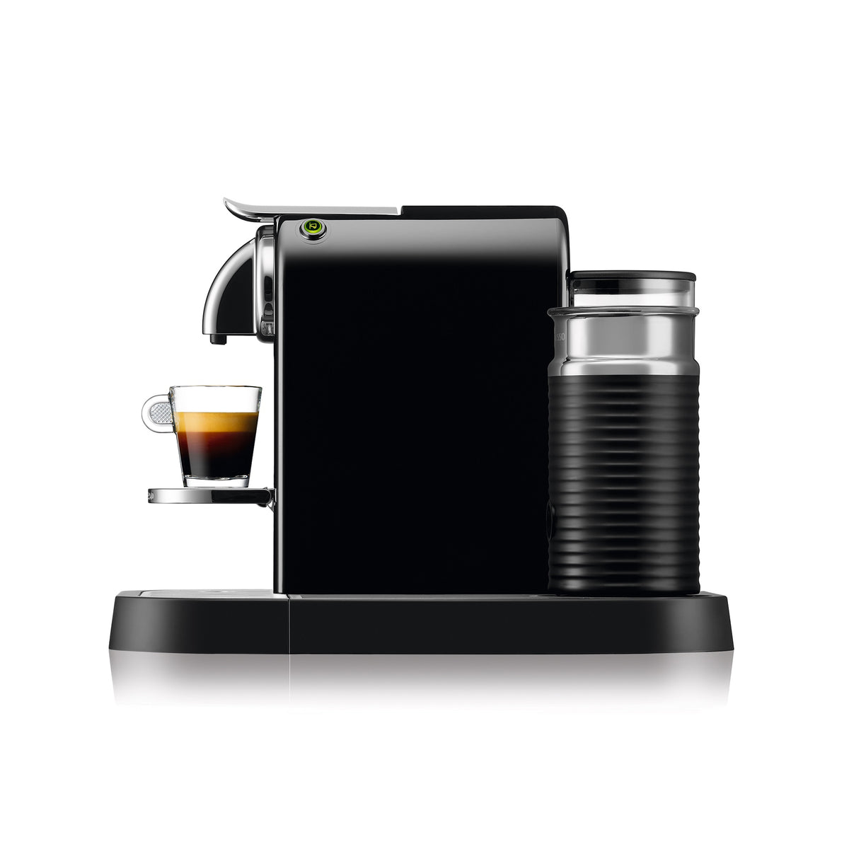 Nespresso Citiz Automatic Espresso Machine With Aeroccino Milk Frother Black + FREE Nespresso Towel