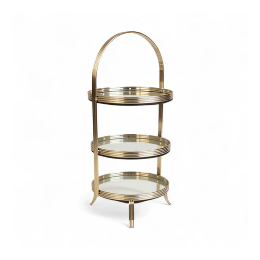The Venus 3 Tier Cake Stand Gold