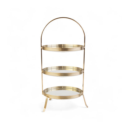 The Venus 3 Tier Cake Stand Gold