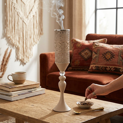 Incense Burner Beige