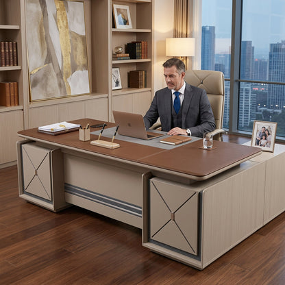 BF Platinum Living 2.4M Vortex Office Table