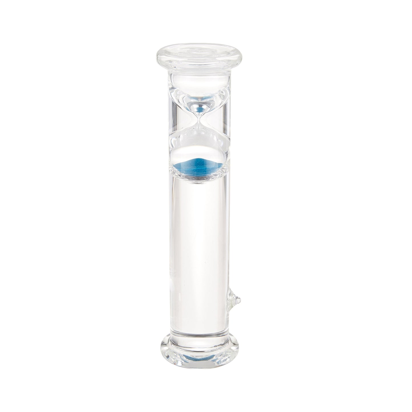 Floating Glass Timer Blue & Clear