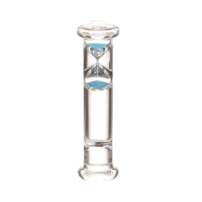 Floating Glass Timer Blue & Clear