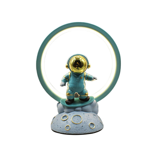 Astronaut Space Themed LED Night Light Blue