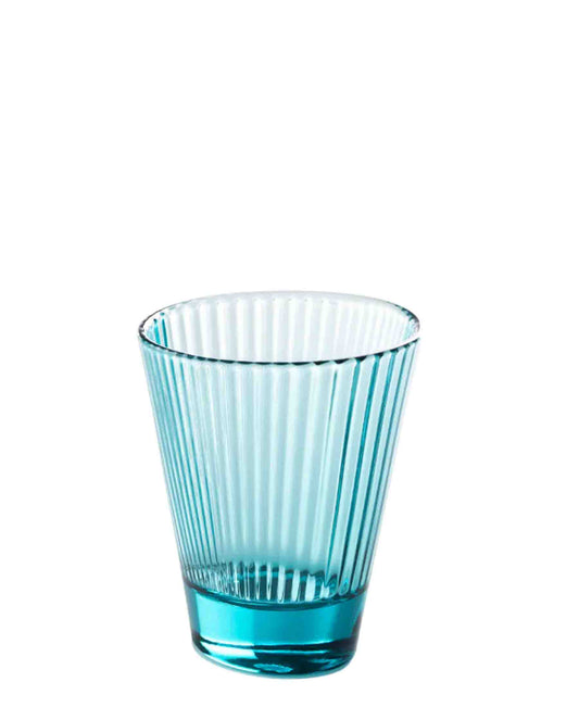 Olivia 4 Piece Oval Glasses Set - Blue