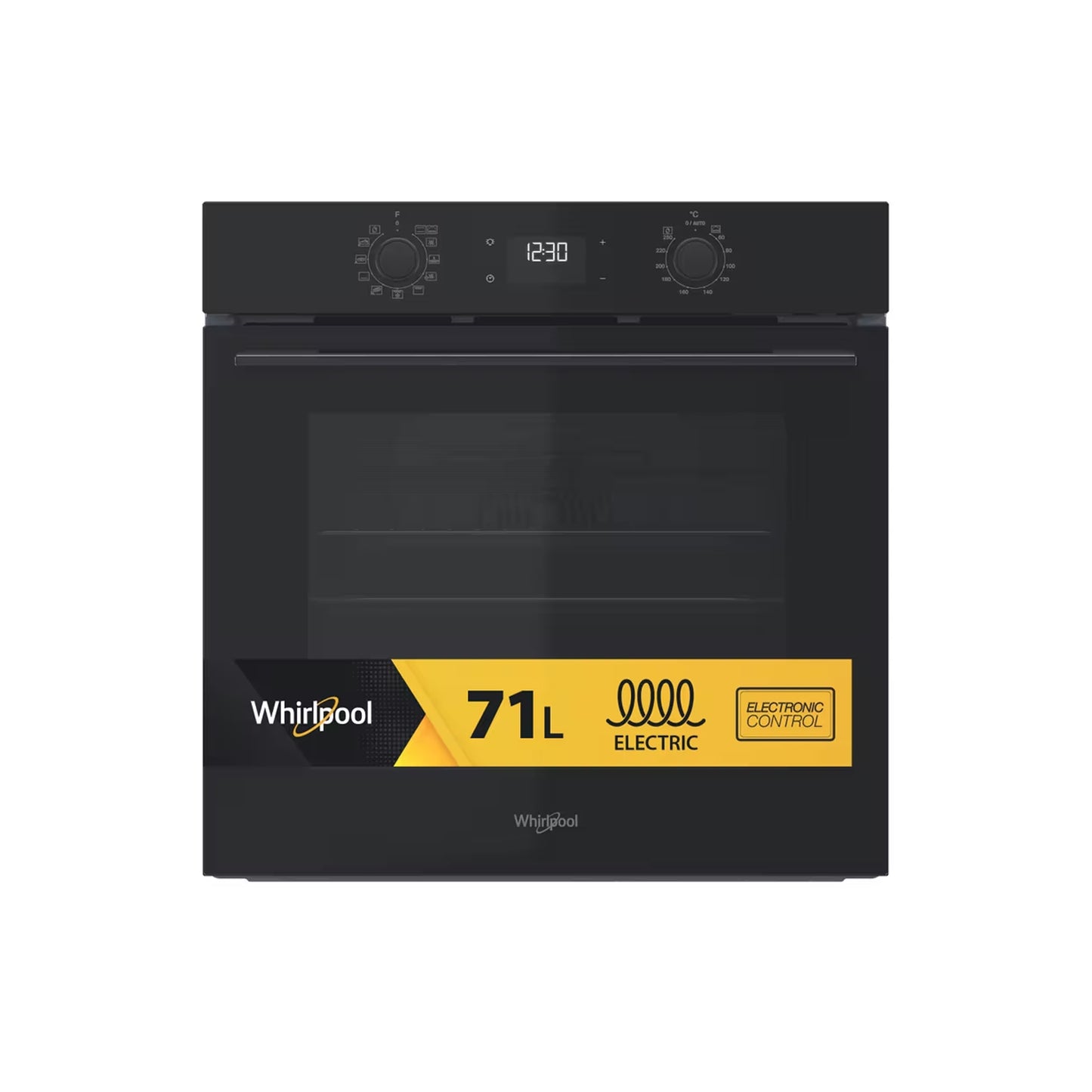 Whirlpool 60cm Electric Oven Black