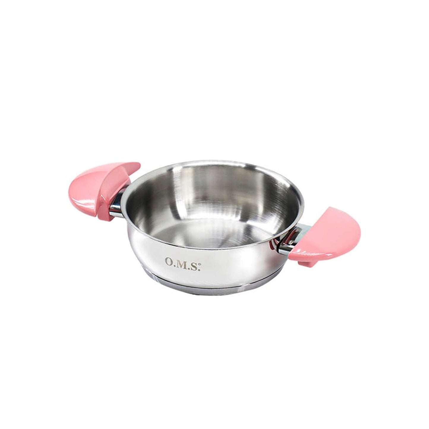 OMS 6 Piece Stainless Steel Pot Set Pink