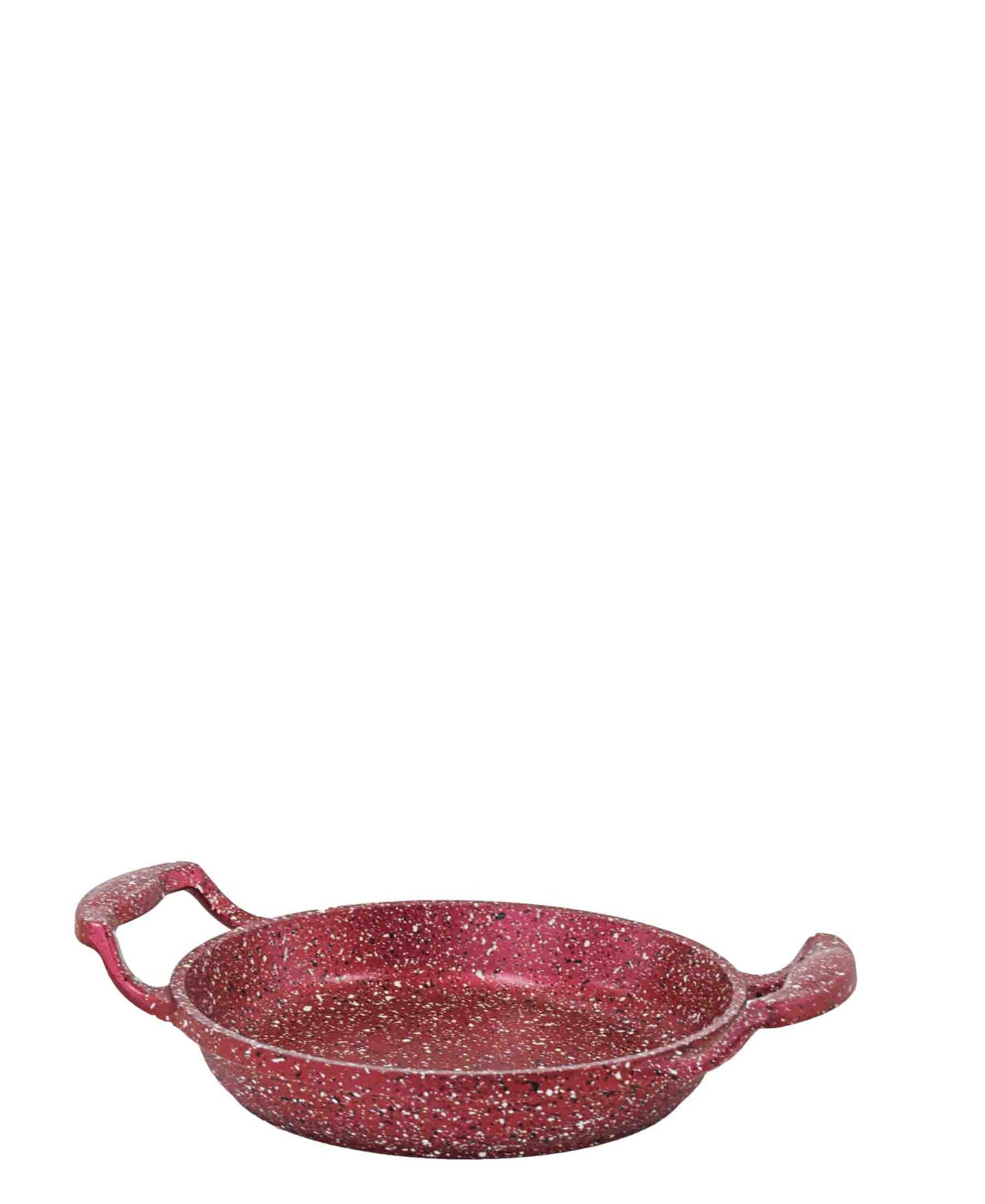 OMS 16cm Granite Egg Pan - Red