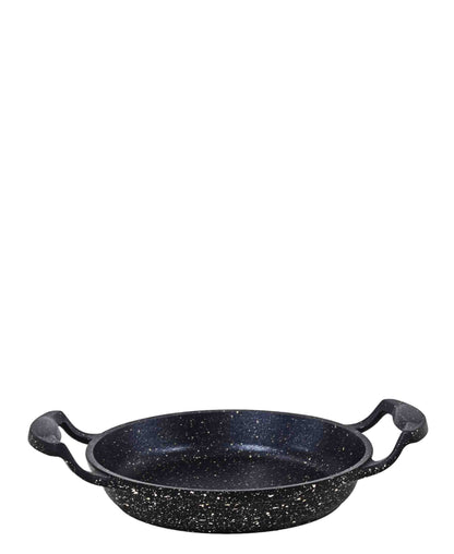 OMS 20cm Granite Egg Pan - Black