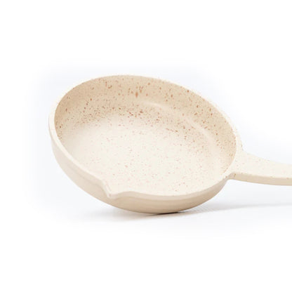 OMS 14cm Mini Cast Iron Pan Ivory