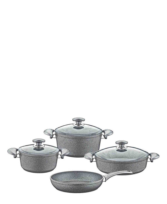 OMS 7 Piece Cookware Set - Grey