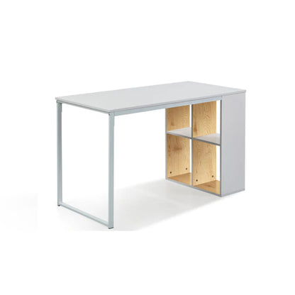 Exotic Designs Office Desk Natural Oak & White