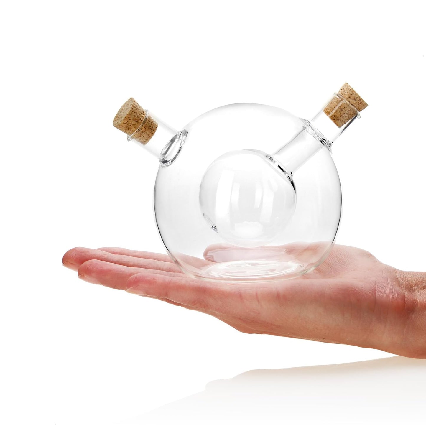 Five 0.5Lt Oil/Vinegar Bottle Silver
