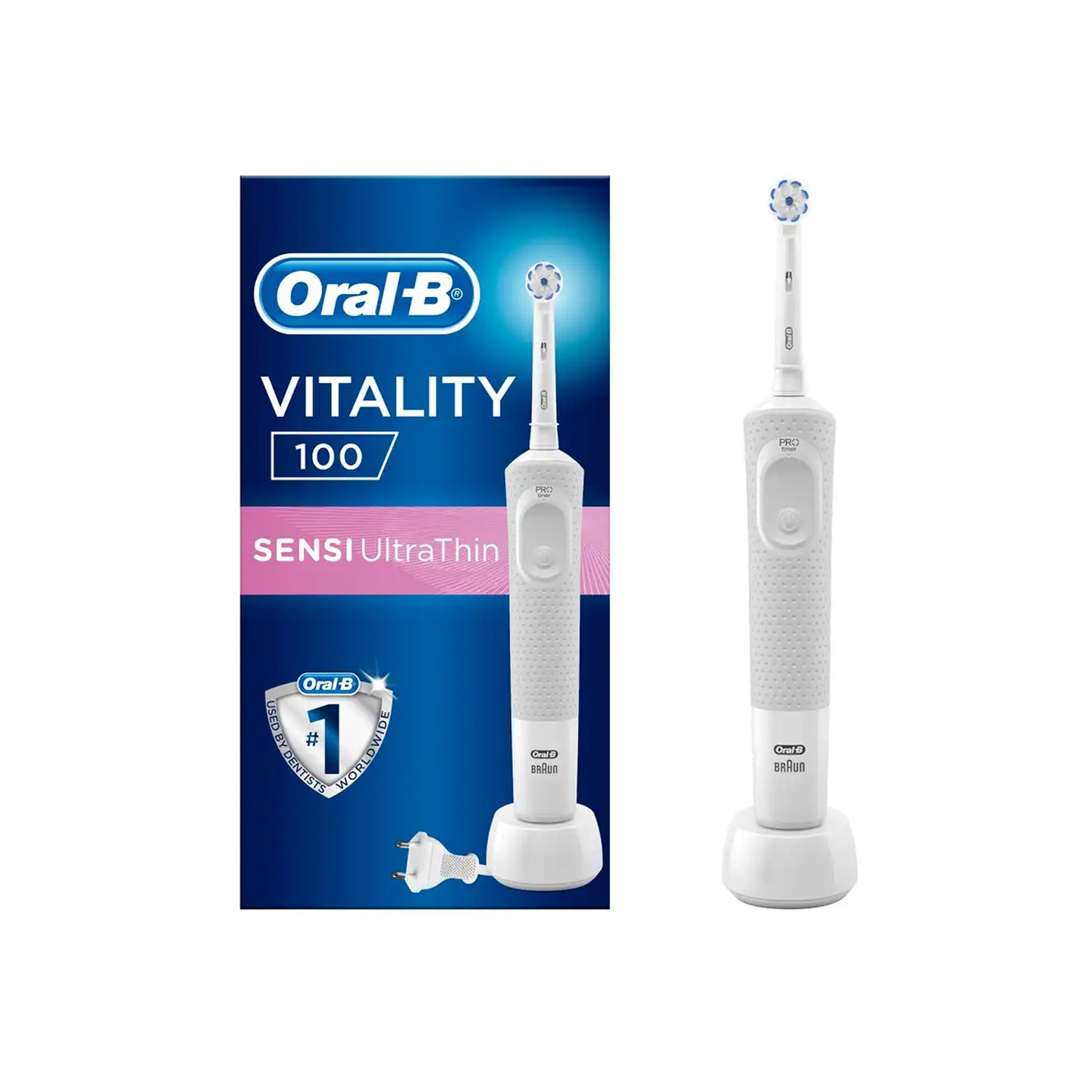 Oral-B Vitality 100 Electric Rechargeable Toothbrush White