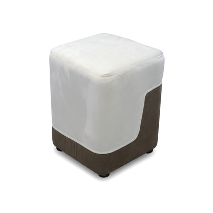 Ottoman Brown & White