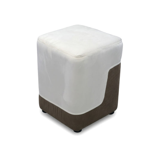 Ottoman Brown & White