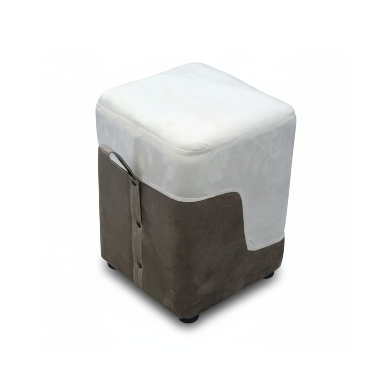 Ottoman Brown & White