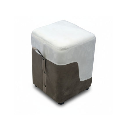 Ottoman Brown & White