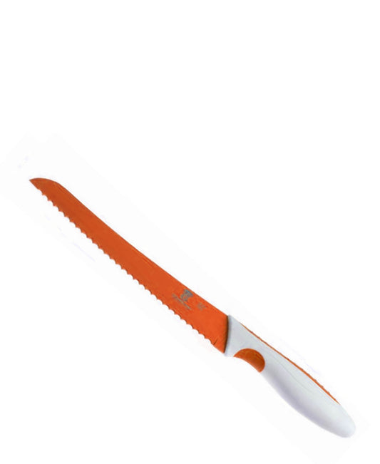 Kitchen Life 20cm Bread Knife - Red