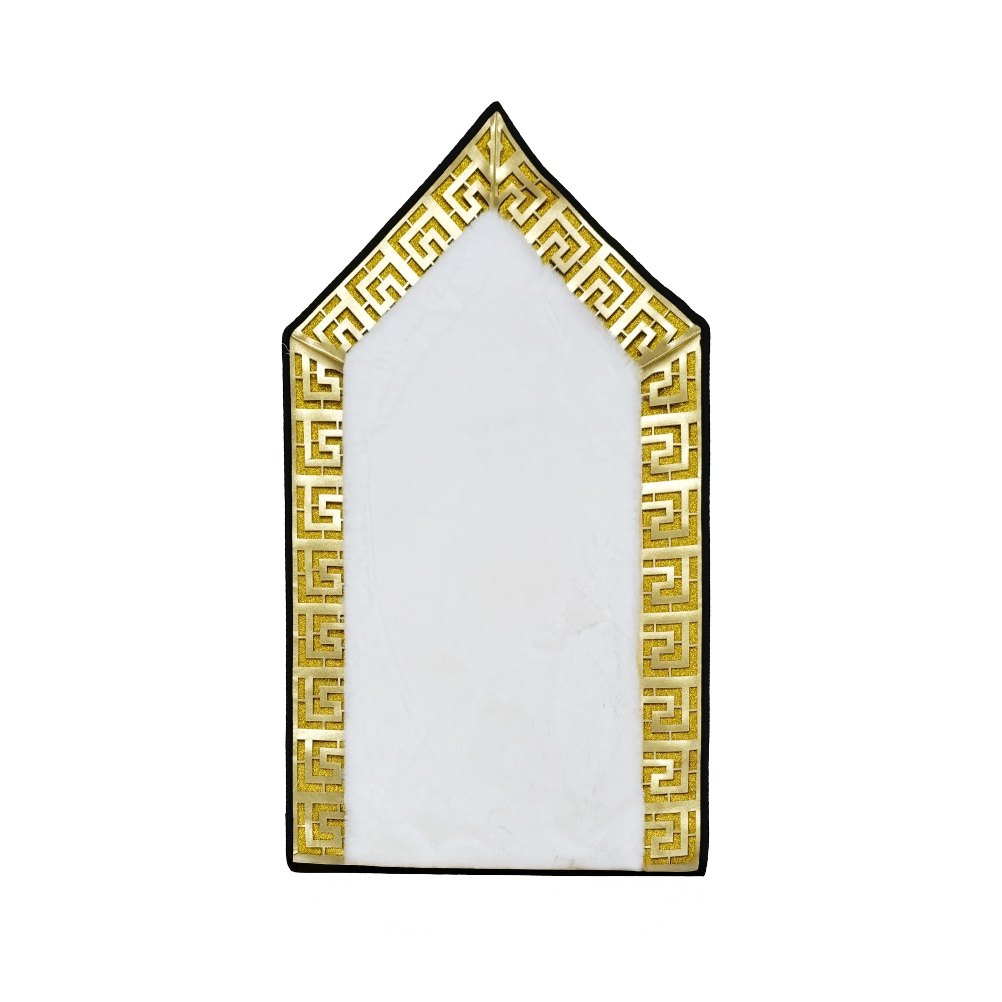 70 x 130cm Musallah White & Gold – The Culinarium