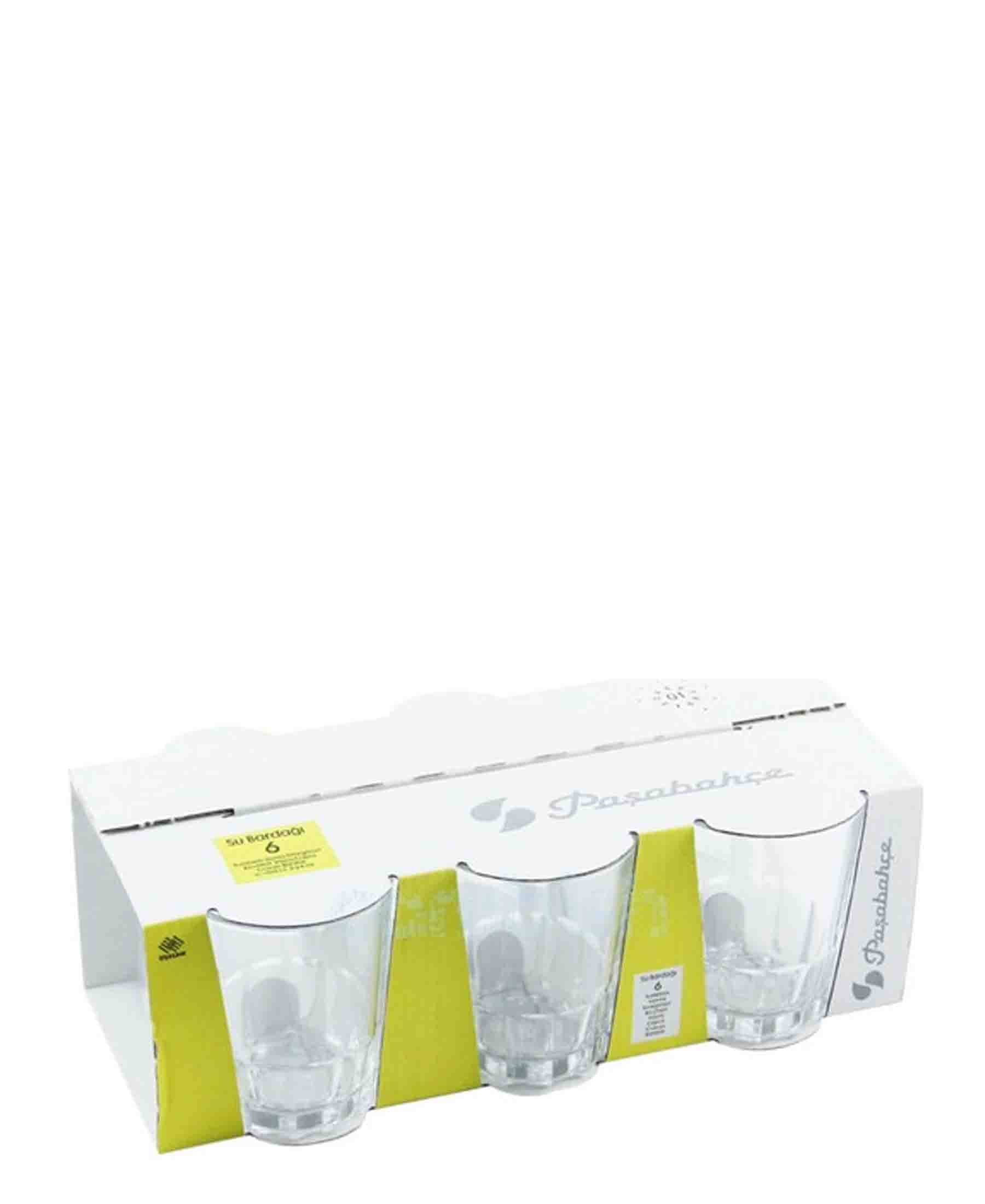 Pasabahce 6 Piece Rayan Water and Soft Drink Glass Set - Clear