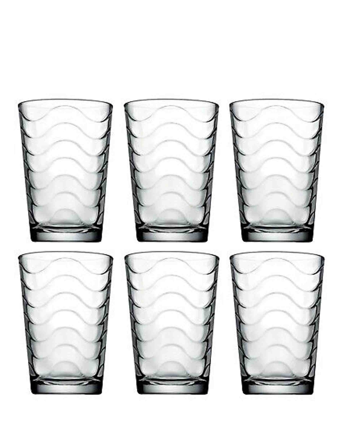 Pasabahce 6 Piece Toros Tumbler Set - Clear