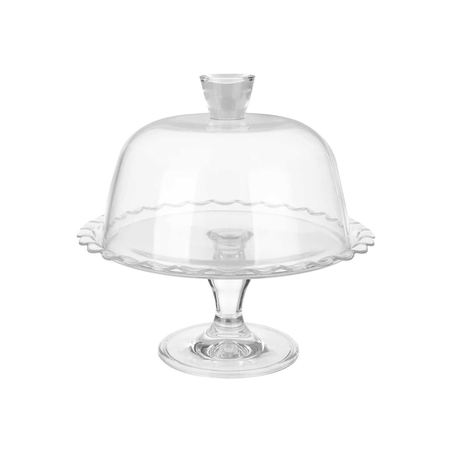 Pasabahce Petite Patisserie Cake Stand with Dome Clear