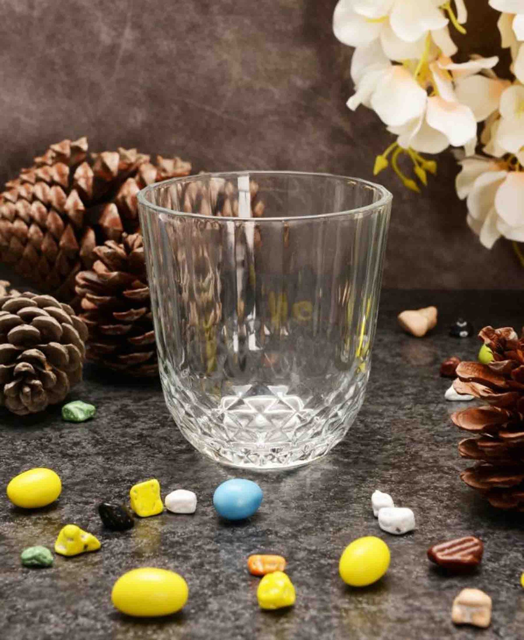 Izmir Collection Diony Double Old Fashioned Glass - Clear