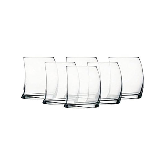 Pasabahce 6 Piece 370ml Penguin Shape Whiskey Glass Set Clear