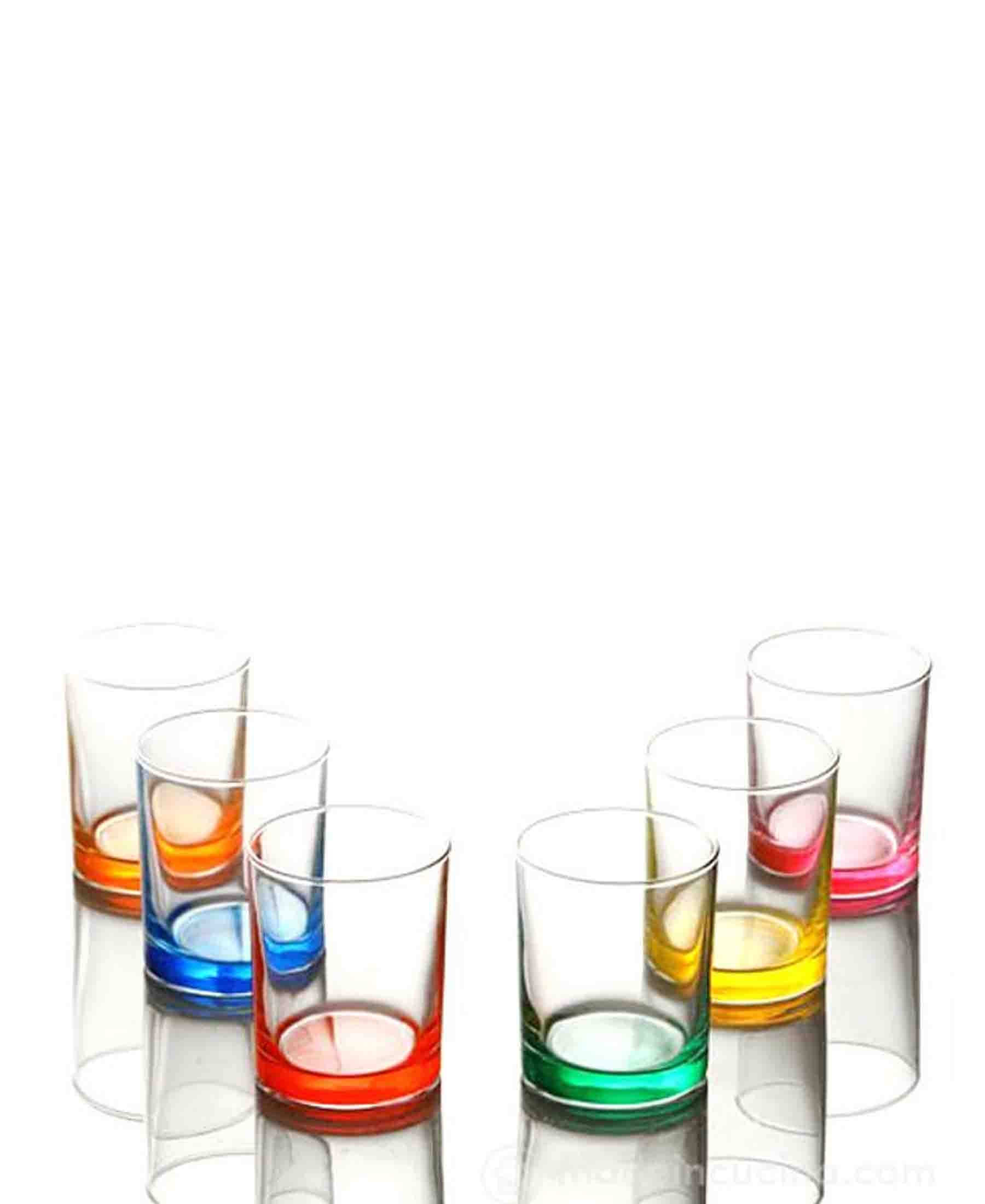Pasabahce 6 Piece Swing Glass Set - Multicoloured