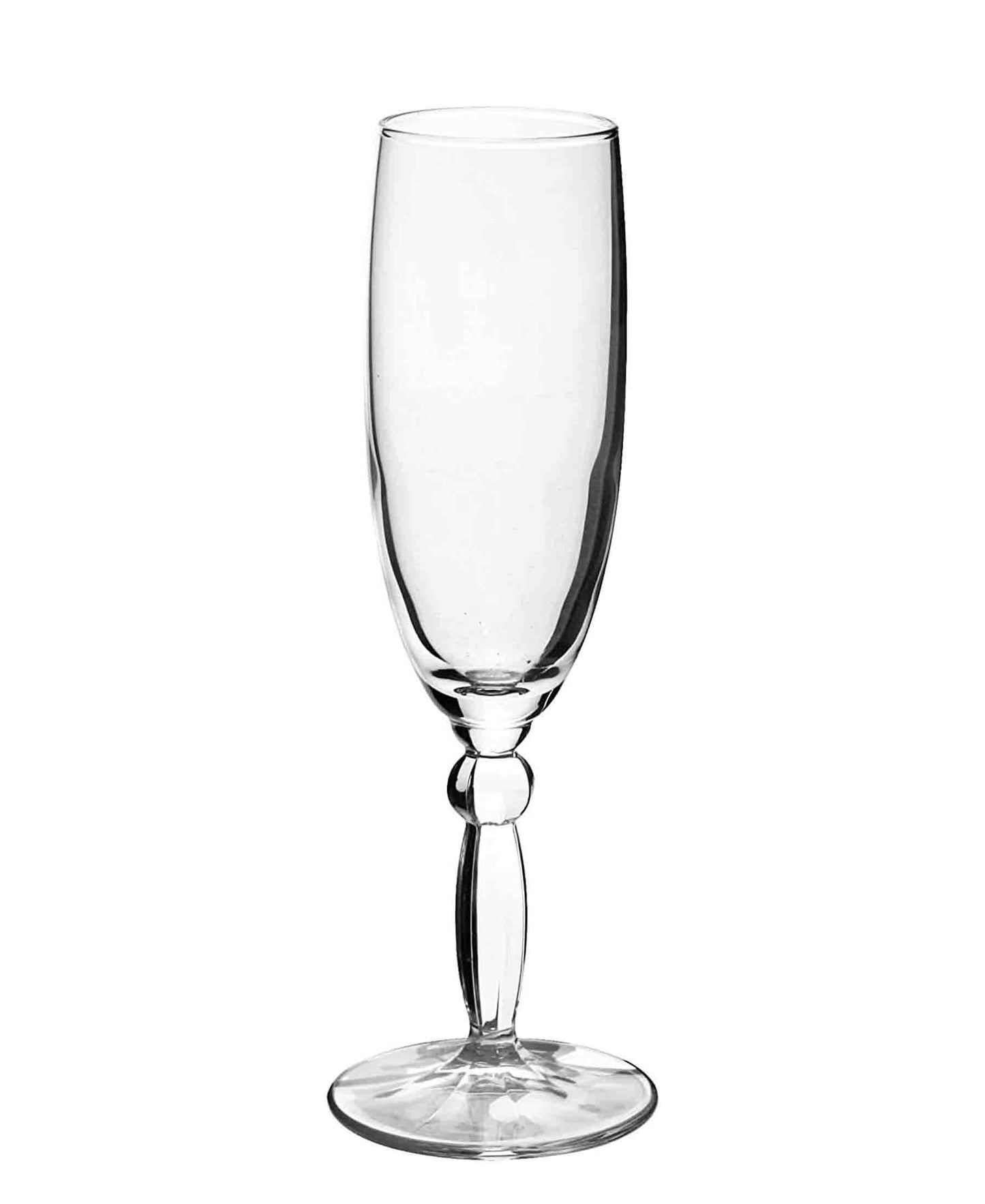 Izmir Collection Tall Stemmed Champagne Glass - Clear