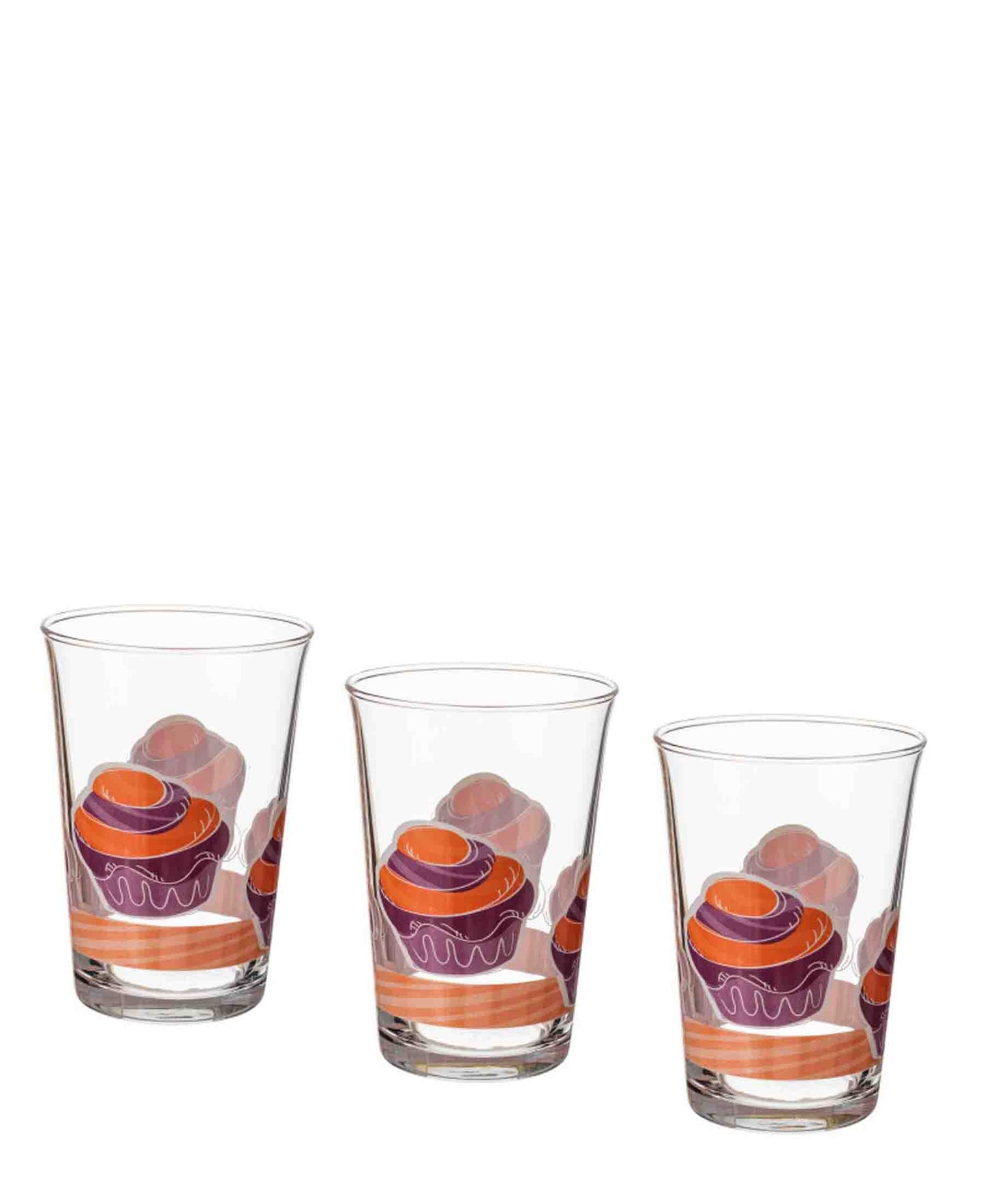 Pasabahce 3 Piece Troy Tumbler Set - Clear