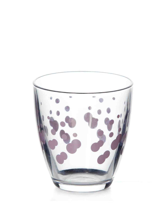Izmir Collection Tumbler with Pink Print - Clear