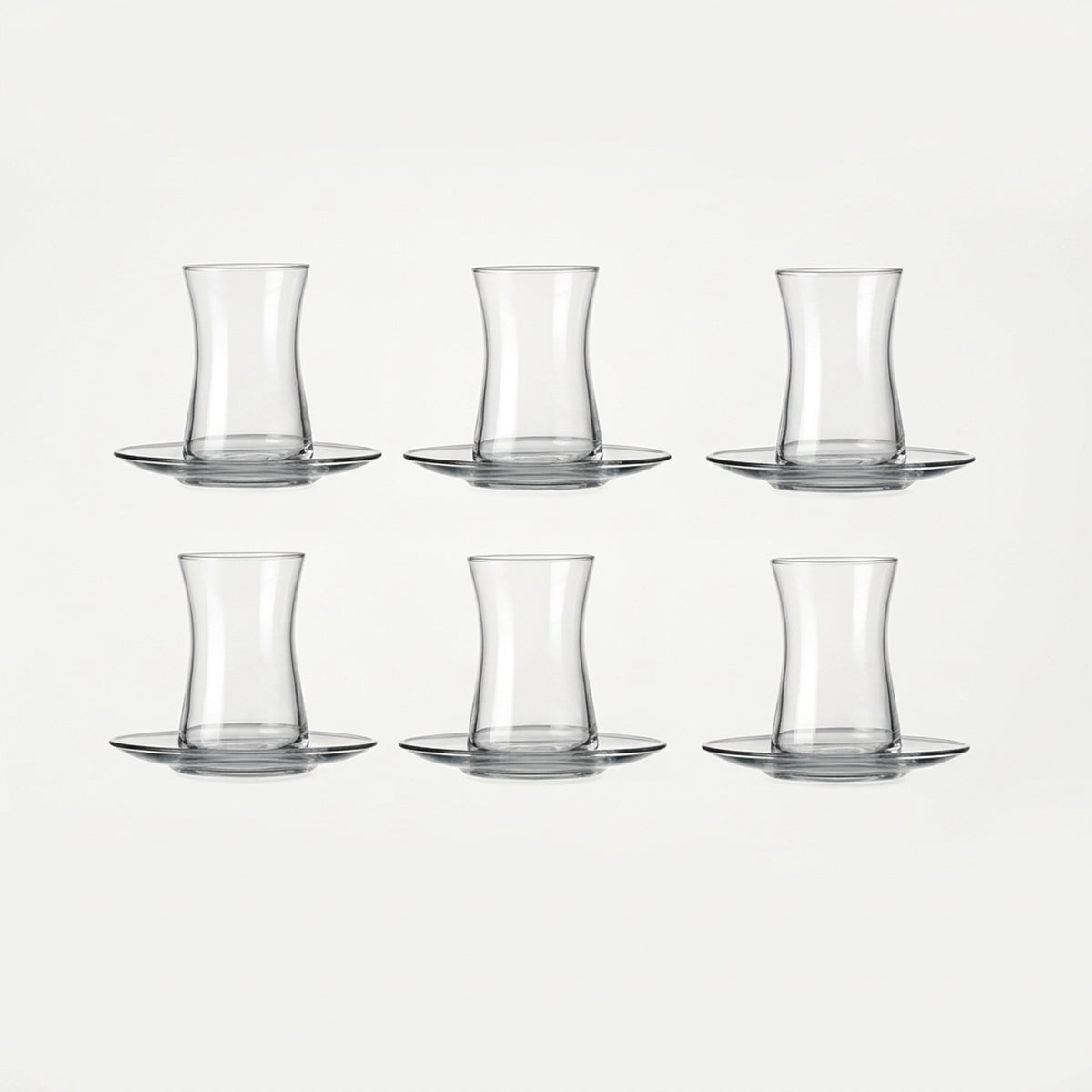 Turkish Tea Glass V-Block 70ml Set of 6