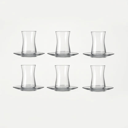 Turkish Tea Glass V-Block 70ml Set of 6