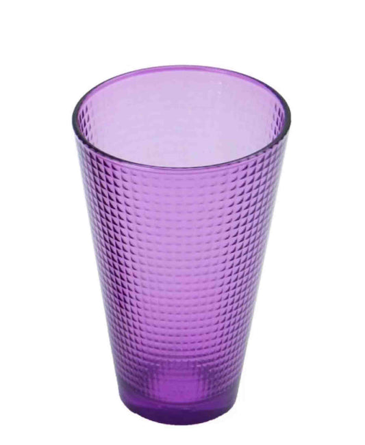 Pasabahce Workshop Conical Soft Drink Glass - Purple