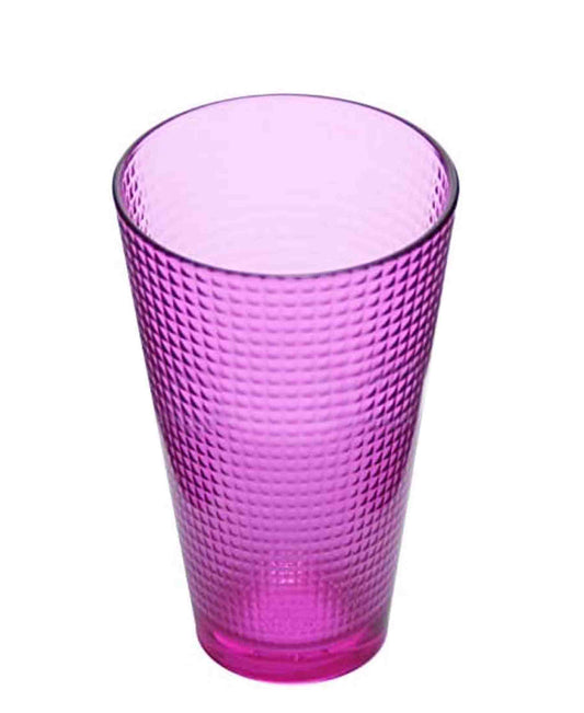 Pasabahce Workshop Conical Soft Drink Glass - Pink