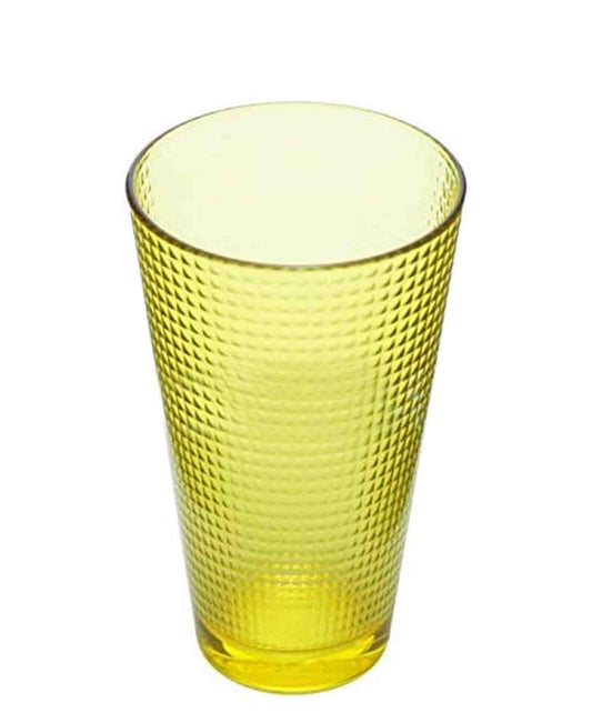 Pasabahce Workshop Conical Soft Drink Glass - Yellow