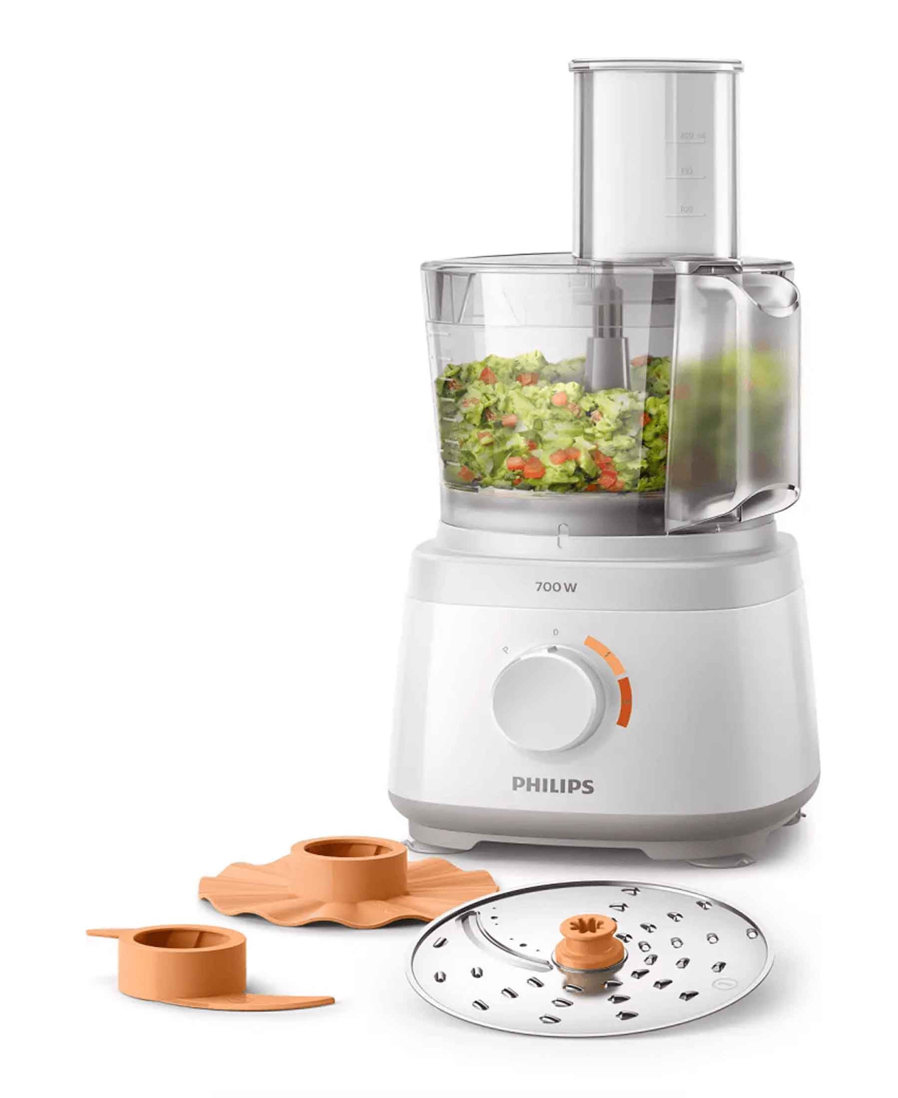 Philips Daily Collection Compact Food Processor - White
