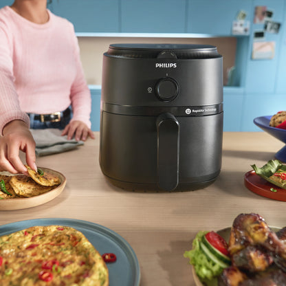 Philips 1000 Series Analog 6.2L Airfryer Black