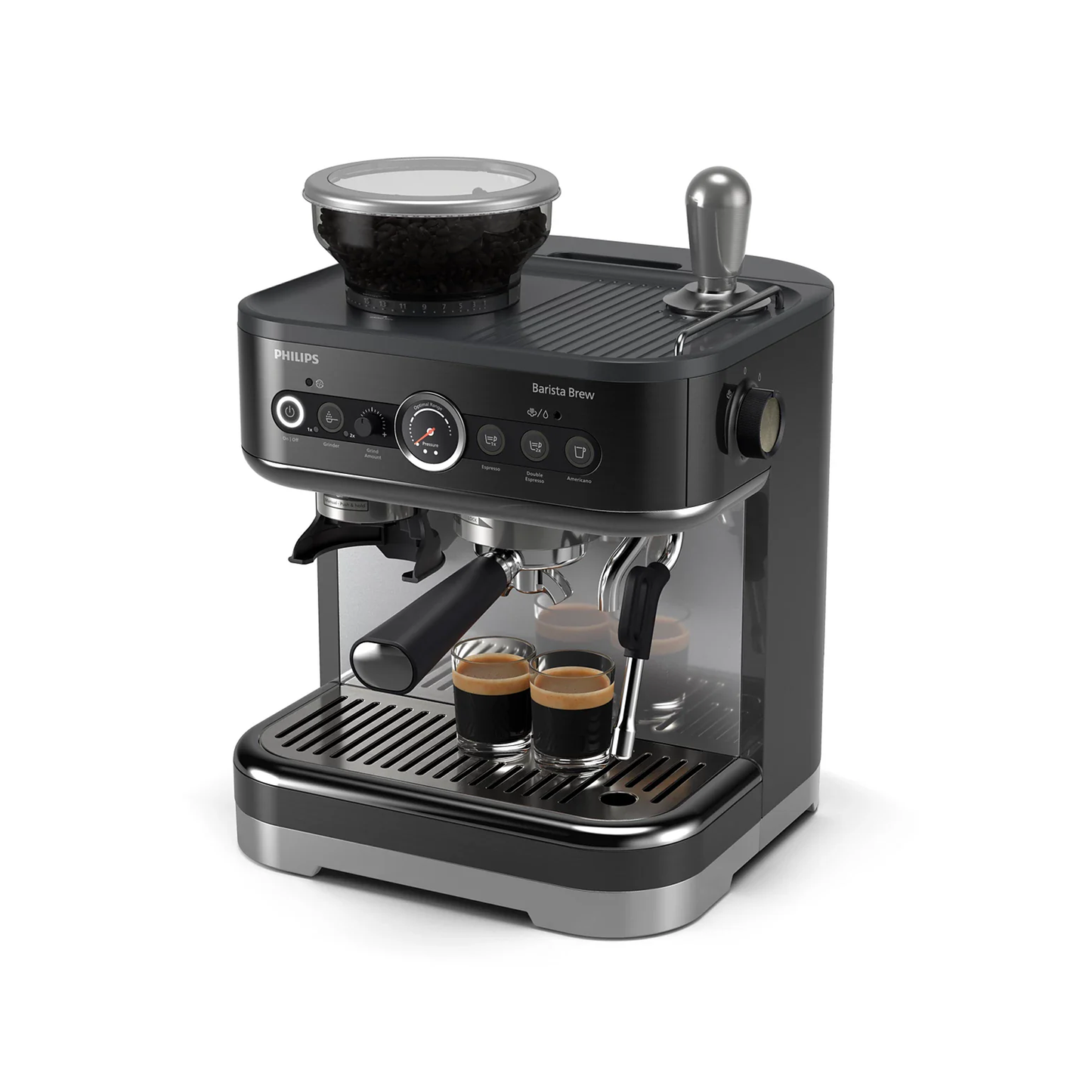 Philips Barista Brew Semi-automatic Espresso Machine Black