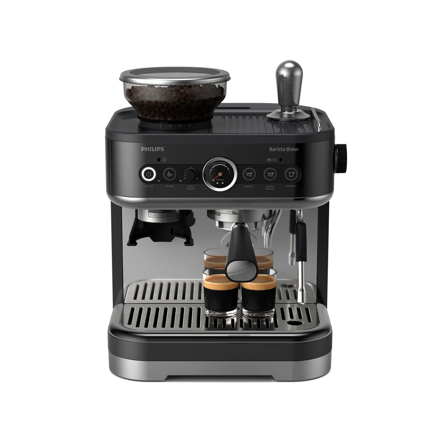 Philips Barista Brew Semi-automatic Espresso Machine Black