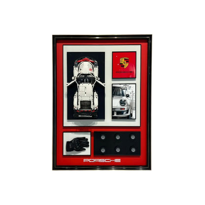 Porsche Picture Frame Black & Red