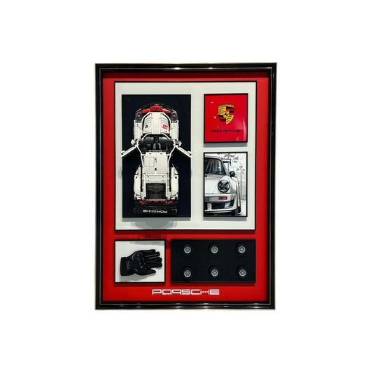 Porsche Picture Frame Black & Red