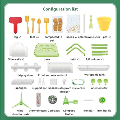 Planting Sunlight Room Greenhouse Kit Green