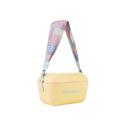 Polarbox Patchwork Design Fabric Cooler Box Strap Multicoloured