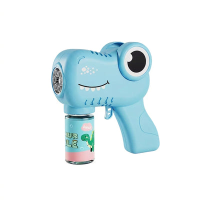 Dinosaur Portable Bubble Machine Blue