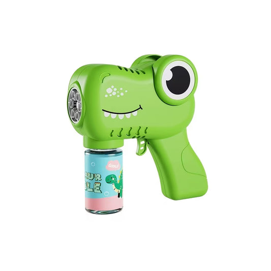 Dinosaur Portable Bubble Machine Green
