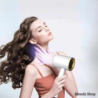 Condere 800W Hairdryer White & Gold